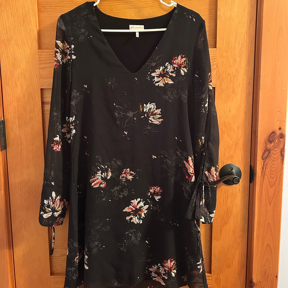 GxF Black Floral Dress